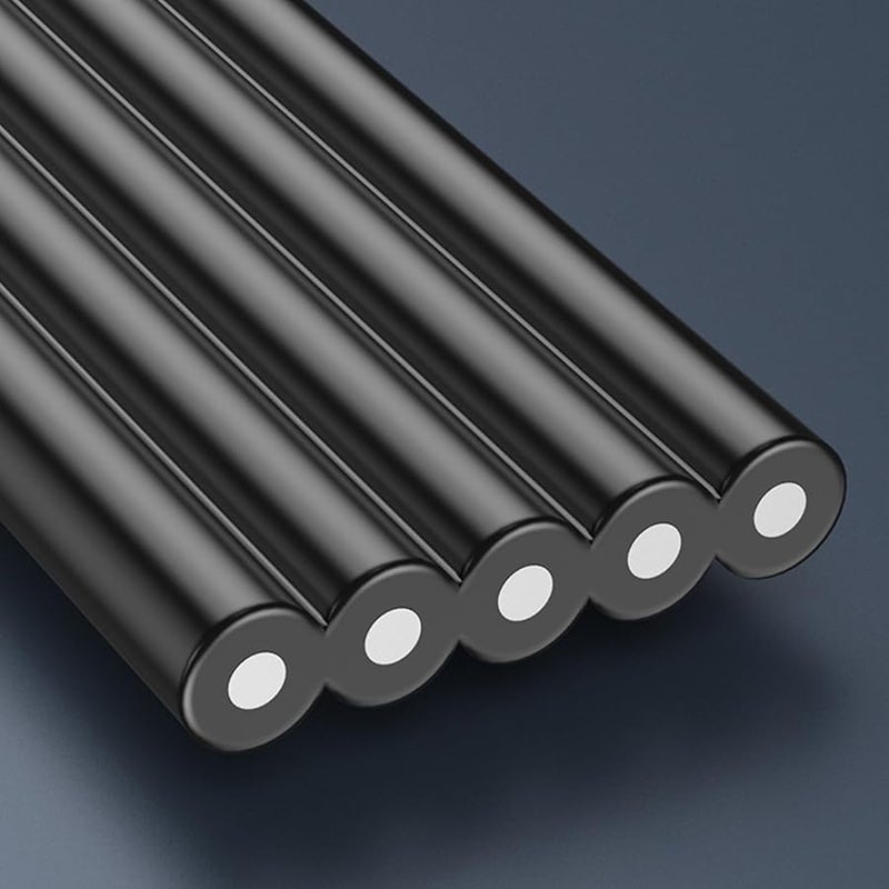 Black Flexible Flat Silicone USB C to USB C Cable 60W Fast Charging 480Mbps Data Transfer - Image 5